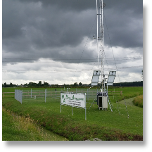 Aanzicht meetlocatie Meteo Alblasserdam